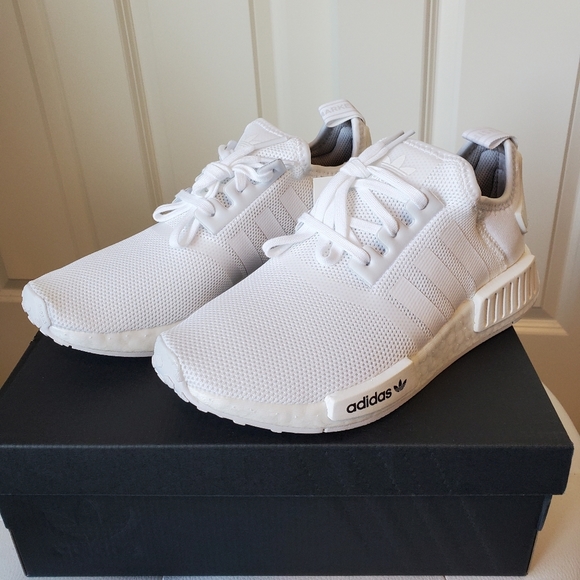 💥RESTOCKED💥 🆕️ BNIB! adidas Originals NMD_R1 Sneakers White - Picture 4 of 8